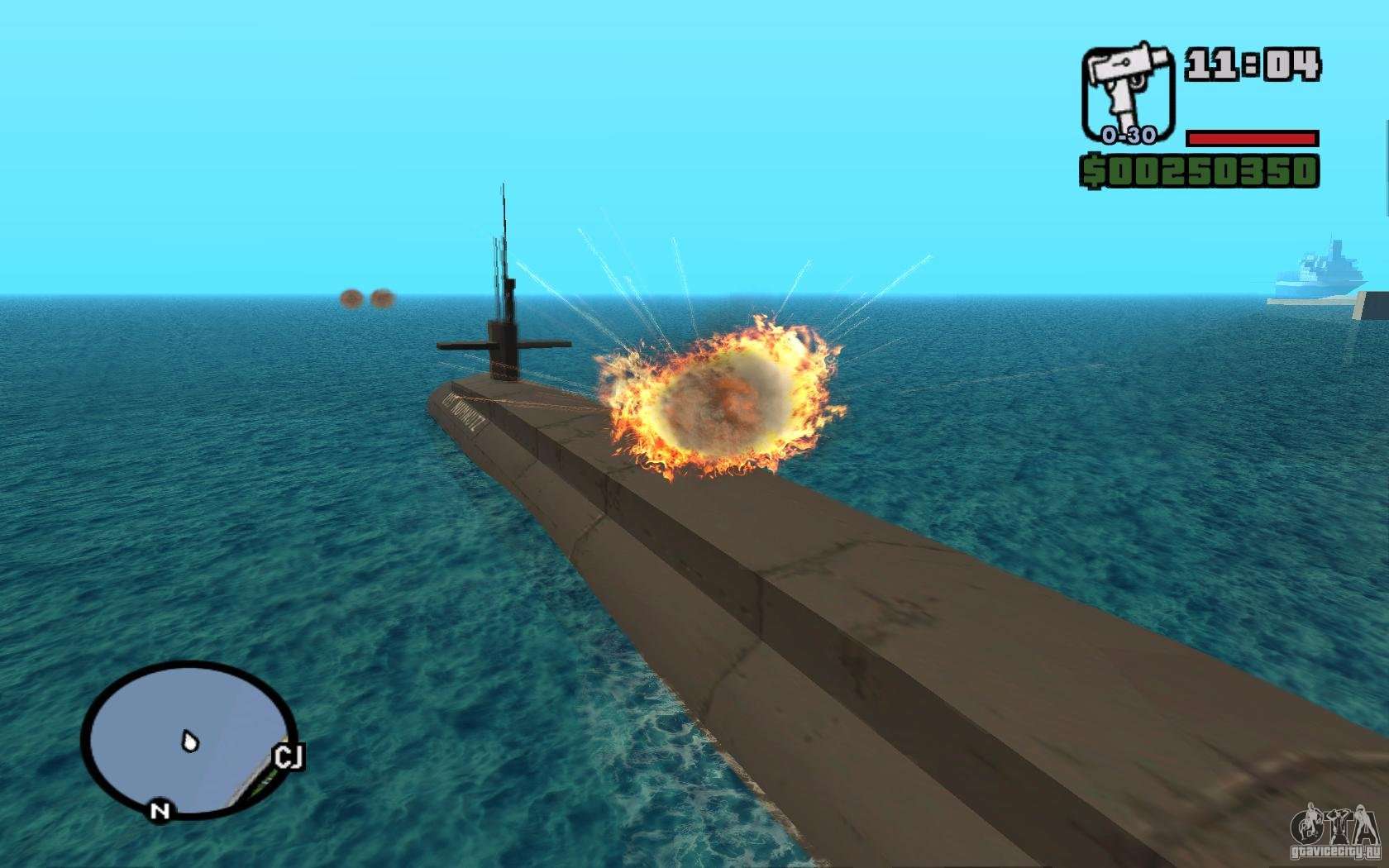 Submarino para GTA San Andreas