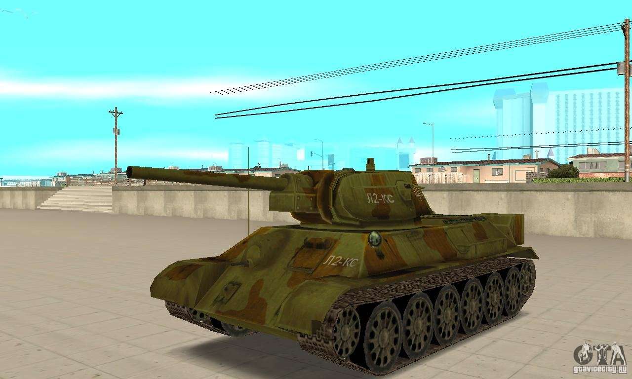 Tanque T-34/76 para GTA San Andreas