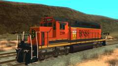 Locomotiva SD 40 da União do Pacífico BNSF para GTA San Andreas