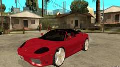 Ferrari 360 Spider para GTA San Andreas