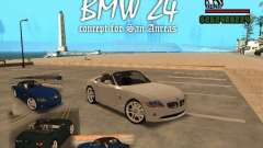 BMW Z4 branca para GTA San Andreas