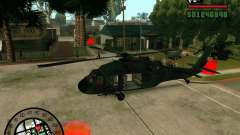 Blackhawk UH60 Heli para GTA San Andreas