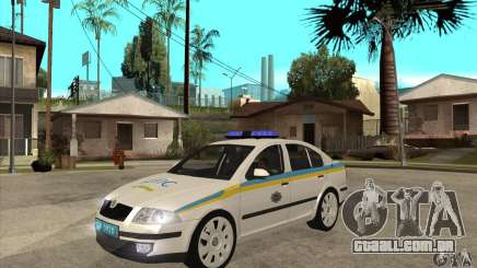 Polícia de trânsito ucraniano Skoda Octavia II para GTA San Andreas