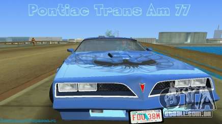 Pontiac Trans Am 77 para GTA Vice City