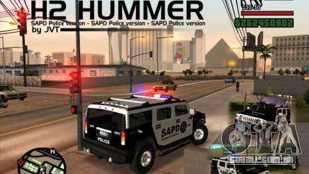 AMG H2 HUMMER SUV SAPD Police para GTA San Andreas