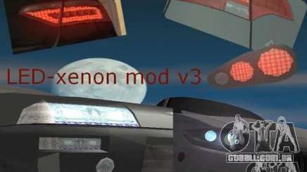 LED-xenon mod v3.0 para GTA San Andreas