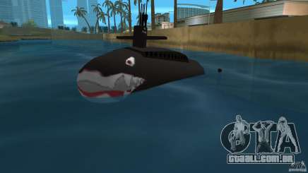 Vice City Submarine with face para GTA Vice City