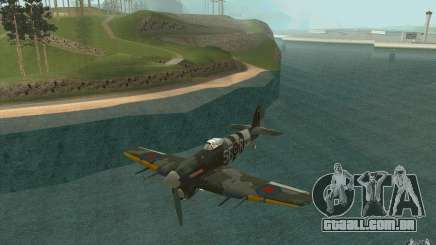 Hawker Typhoon para GTA San Andreas