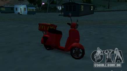 McDonalds Pizzaboy para GTA San Andreas