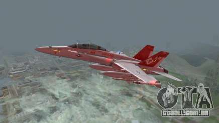 FA-18D Hornet para GTA San Andreas