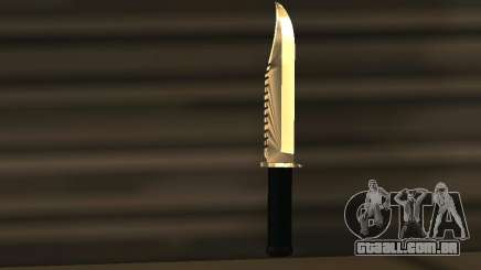 Knife Chrome para GTA San Andreas