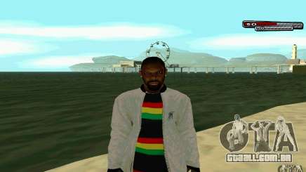 Jamaicano pele HD para GTA San Andreas