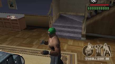 Luvas sem dedos para GTA San Andreas