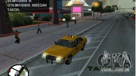 Um táxi de Gta IV para GTA San Andreas