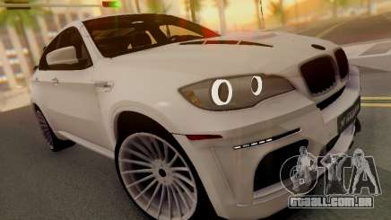 BMW X6 Hamann branco para GTA San Andreas