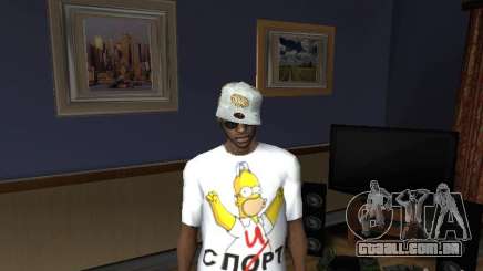 T-shirt com Homer para GTA San Andreas