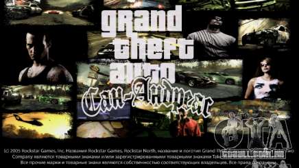 Menus e telas de carregamento, NFS Most Wanted para GTA San Andreas