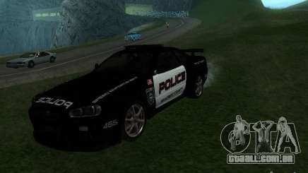 Nissan Skyline R34 Police para GTA San Andreas