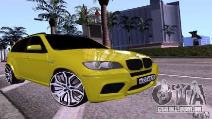 BMW X5M ouro para GTA San Andreas