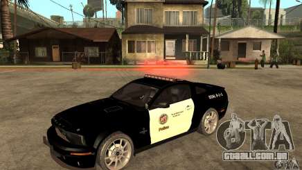 Shelby GT500KR Edition POLICE para GTA San Andreas
