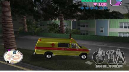 Ford Econoline E350 Ambulance para GTA Vice City