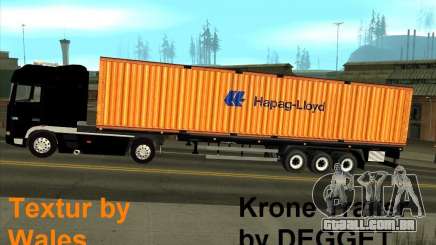 Krone Trailer Hapag-LLoyd para GTA San Andreas