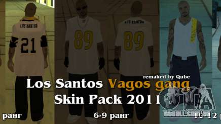 Novas skins The Gang de Vagos para GTA San Andreas
