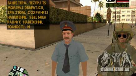 Pele polícia russa para GTA San Andreas