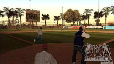 Campo de beisebol animado para GTA San Andreas