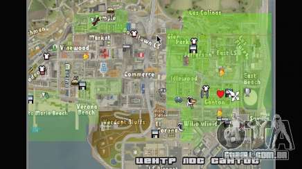 Novos ícones do mapa para GTA San Andreas