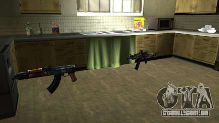 Pak versão doméstica de armas 2 para GTA San Andreas