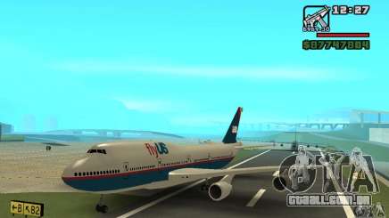 Aeronave do GTA 4 Boeing 747 para GTA San Andreas