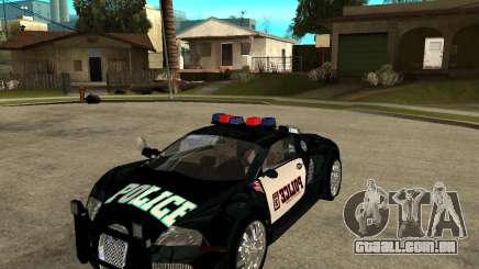 Bugatti Veyron polícia San Fiero para GTA San Andreas