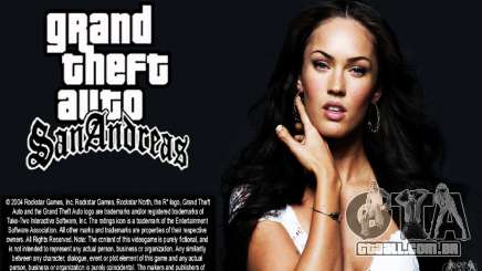 Telas de boot (Megan Fox) HD para GTA San Andreas