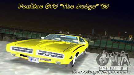 Pontiac GTO The Judge 1969 para GTA Vice City