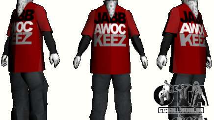 JabbaWockeeZ Skin para GTA San Andreas