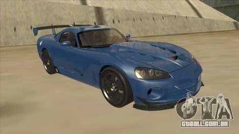 Dodge Viper SRT-10 ACR TT Black Revel para GTA San Andreas