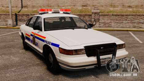 A real polícia montada do Canadá para GTA 4