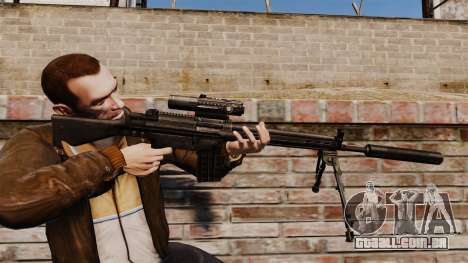 HK G3SG1 sniper rifle v1 para GTA 4