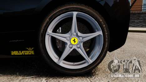 Ferrari 458 Italia 2010 Wheelsandmore 2013 para GTA 4