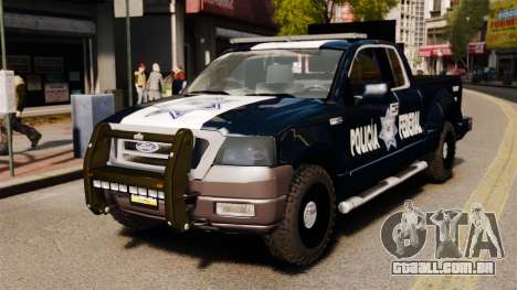 Ford F-150 De La Policia Federal [ELS & EPM] v2 para GTA 4