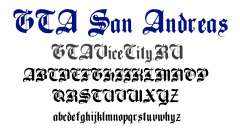 A fonte oficial para o GTA San Andreas para GTA San Andreas