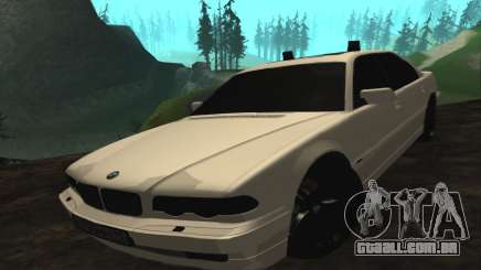 BMW 750iL E38 com luzes piscando para GTA San Andreas