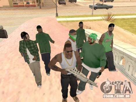 Três caras de uma gangue de rua de Groove para GTA San Andreas