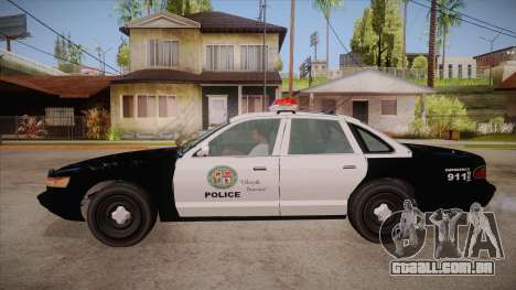 Vapid GTA V Police Car para GTA San Andreas