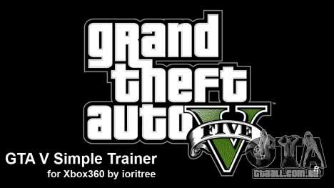 GTA 5 simple trainer by ioritree para GTA 5