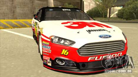 Ford Fusion NASCAR No. 16 3M Bondo para GTA San Andreas