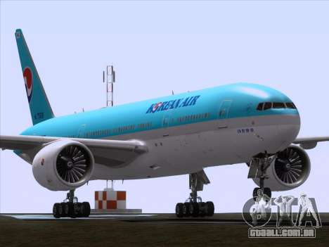 Boeing 777-2B5ER Korean Air para GTA San Andreas