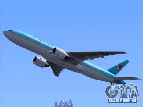 Boeing 777-2B5ER Korean Air para GTA San Andreas