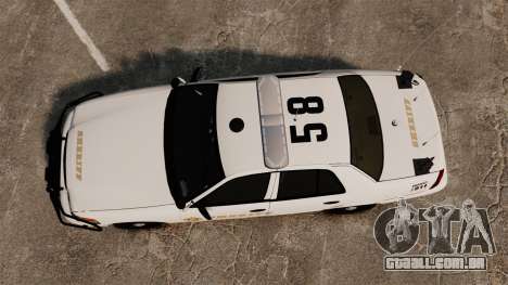 GTA V sheriff car [ELS] para GTA 4